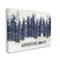 Stupell Industries Blue Adventure Awaits Pine Tree Forest Wall Accent